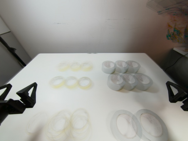 Evaluation spatial distribution for the tape task