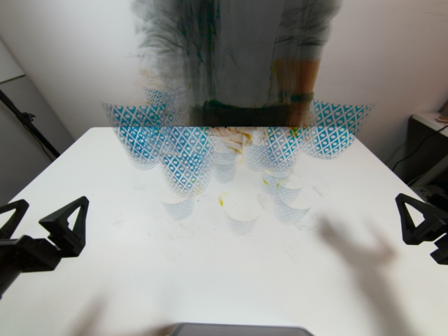 Evaluation spatial distribution for the tea task
