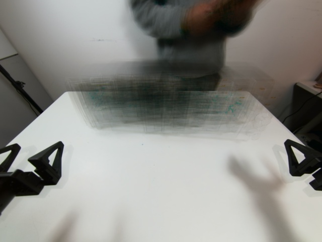 Evaluation spatial distribution for the toaster task